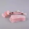 Skincare Tool Crystal Rose Quartz Facial Roller Massager with Mask Brush Gua Sha Set Natural Healing Stone Health Skin Acupuncture