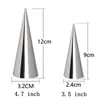 Stainless Steel Spiral Croissants Molds Conical Tube Cone Roll Moulds Cream Horn Baking Pastry Tool Icing Piping Nozzle