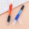 5 kleuren spray pen balpen plastic spuit parfum balpen alcohol spray pen office levert gratis verzending