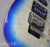 Hardware de ouro de guitarra azul branco por atacado com sistema el￩trico do sistema tremolo