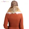 Lyxig 100% riktig rävpäls Krage Kvinnor Natural Fur Shawl Luxury Scarf Women Real Red Fox Down Wear Y Scarf Wholesale Y2010072748007