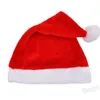 새로운 크리스마스 코스프레 모자 두꺼운 울트라 부드러운 봉제 산타 클로스 모자 29 * 40cm 귀여운 어린이 크리스마스 모자 크리스마스 의상 장식 BH4184 Tyj