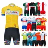 2020 New National Team Cycling Jersey Bib Set Bicycle Abbigliamento MTB Uniforme Quick Dry Bike Abbigliamento Dry Mens Short Maillot Culotte Vestito Colombia