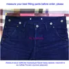 55501 Read Description! Super RockCanRoll High Quality Indigo Selvage Unwashed Pants Unsanforized Raw Denim Jean 14oz 201111