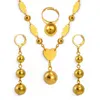 Anniyo Ball sets Beads Pendant Necklace Earring Round Chain Hawaiian Guam Wedding Accessories 139506 2201195312966