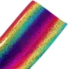 Naklejki samochodowe Naklejki Szkło Rainbow Gradient Pet Handmade DIY Konfigurowalny samoprzylepny Pokrywa Światło odblaskowe Film Holograficzny RRA12038