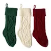 New Personalized High Quality Knit Christmas Stocking Gift Bags Knit Christmas Decorations Xmas stocking Large Decorative Socks LX3713