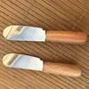 Сырный нож 10 см нож из нержавеющей стали с деревянной ручкой для сырного соуса джема варенье
