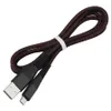1M 3ft Micro V8 Type C Cable Cable USB Sync Sync Charging Cord Nylon Collon Charger Cables for Samsung S8 Plus HTC Android Phone