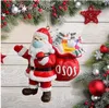 Inferior 2020 Navidad Decoraciones sólidas Adornos navideños Personalizado Santa Claus Usar máscara Resina Supervivientes Cuarentena Colgante Decoraciones para el hogar