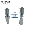 Domeless GR2 Titanyum Çiviler Seramik Enail Bobinleri Nargile 16mm 20mm Dnail Enail Isıtıcı Bobin Carb Cap Kitleri Hem Kadın Erkek Cam Boru Su Bong Sigara Aksesuarları