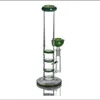 28 cm hoog Glazen Waterpijpen Waterpijpen Shisha Dab Rigs Percolator Waterleidingen Roken Accessoire met 14mm Kom