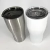 Lokal lager Curve Tumbler 20oz 30oz Curving Muggar Rostfritt Stål Dubbelvägg Vakuum Travel Mugg Isolerade Sparkle Böjda Tumblers Med Läckertät LLID 25st / Lot