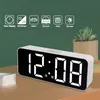 Digital Alarm Clock with Backlight Sze Electronic LED Table Home Decor Desk s for Bedroom Temperature Display 220311