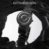 Relógio magnético de homens eutour, design original simples moda casual relógio de quartzo presente, 2022 nova chegada