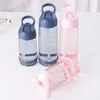 Borraccia da esterno da 1000 ml con bottiglie sportive in paglia Ecofriendly con coperchio Escursionismo Campeggio Plastica senza BPA H1098 220531