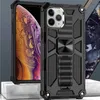 Dla iPhone 12 Pro Max 11 7 8 plus Przypadki telefoniczne Hybrydowe Armor Invisible Kickstand Magnetyczny Wstrząsy