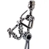 5.5см * 13 см музыкантов фигурки искусств ремесло украшения мини желез железная музыкальная модель модель миниатюрная статуя домашнего офиса гостиная декор T200703