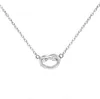 New Design Knot Necklace Pendant Women Heart Infinite Necklaces Choker Forever Love Gift Collar Jewelry Gifts