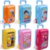 Girls Make Up Luggage Kids Dress Up Cosmetic Playset Dresser Table Suit Comb Ring Lipstick Headwire Perfume Toys Handcase LJ201009