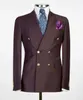 One Piece Business Plus Boyutu Smokin Mens Pantolon Takımları Çift Burned Damat Düğün Prom Partisi Blazer Paltoat8780809