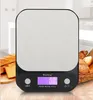 Balance de cuisine numérique en acier inoxydable 5 kg / 10 kg Balance compacte pour aliments diététiques Balance de 0,1 g pour la cuisson des outils de mesure LJ200910
