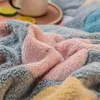 Толстое теплое кашемировое зимнее одеяло из ягненка для спальни, двухстороннее пододеяльник из кораллового флиса, удобное мягкое постельное белье, домашний текстиль LJ5130399