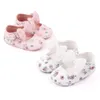 Baby Meisjes Eerste Wandelaars Pasgeboren Schoenen Leuke Strik Baby Prewalker Zachte Bodem Anti Slip Peuter Meisjes Prinses Schoenen