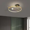 Lampade a soffitto Nordic Lamp Lampada per soggiorno Corridoio Portico Balcone Crystal Square Dimming Pendant