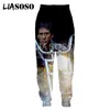 Liasoso 3D Print Мужчины Женщины спортивные штаны Nicolas Cage Crazy Funny Start at You Face Случайные брюки по всему поту бегуны классные брюки x1397 201128