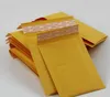 Verschillende maten gele kraftpapier bubble bag kledingverpakking bubble film verdikking express schuimzak bubble envelop verpakking groothandel