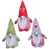 Boże Narodzenie Handmade Faszerowane Zabawki Santa Doll Gnome Karłówka Elf Dekoracje Domowe Xmas Nowy Rok Ornamenty stołowe JK2011XB