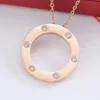 pendant necklace luxury designer jewelry Stainless Steel full diamond pendants gold silver necklaces for man and women Valentine day gifts with velvet bag