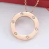 Anhänger Halskette Luxusdesigner Schmuck Edelstahl Volldiamant Anhänger Gold Silber Halsketten für Mann und Frauen Valentinstag Geschenke mit Samtbeutel 396