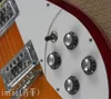 Ny semi-ihålig elektrisk gitarr Små joysticksolnedgångsfärgändringar kan krävas