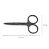 Makeup Eyebrow Scissor med skarpt huvud rostfritt stål Kvinnor Brow Beauty Makeup Tool Curved Manicure Cuticle Cutting7484601