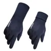 Winter Gloves Women Touch Screen Waterproof Outdoor Leather Thicken Warm Suede Female Elastic Mittens1