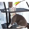 Cat شرفة أرجوحة محمل 10 كيلوغرام قطة مشمسة مقعد حيوان أليف مقاوم للماء سرير تسلق مرتبة نوم طبقة واحدة
