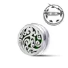 15mm Incense Diffuser Essential Oil Locket Pin Buckles Stainless Steel Aroma Therapy Perfume Diffusers Brooch Pins