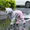 HOOPET PET Собака Плащ Одежда Водонепроницаемый Дождь Комбинезон для маленьких собак Открытый ПЭТ Одежда для домашних животных ПЭТ поставляет LJ201130