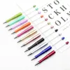 Amazon USA Japen creative crafts diy add a bead beadable pen original beads pens customizable Lampwork craft Writing tool ballpoint pen