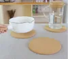 Natural Cork Coaster Heat Resistant Cup Mat Coffee Tea Drink wood placemat Tableware Kitchen Decoration XB1