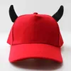 قبعة رجالي القرن الشيطان الربيع الخريف الأزياء الكورية للبيسبول قبعة الرجال والنساء قبعات هالوين البيسبول CAP1058672