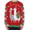 Ugly Christmas Sweater 3d Rolig Tryckt Xmas Tröjor Jumpers Tops Men Kvinnor Höst Vinter Pullover Party Christmas Sweatshirt