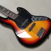 Nowa wysokiej jakości Sunset Electric Guitar, 5-String Bass, zdjęcia na żywo, Dostosowywanie pomocy technicznej, profesjonalne instrumenty