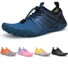 Newest Non Brand Men Women Running Shoes Black Grey Yellow Pink Purple Blue Orange Five Fingers Cycling Wading Mens Outdoor Sports Shoe 36-47