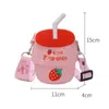 Cartoon Meisjes Baby Kleine Portemonnee Schoudertas Mode Silica Gel Kinderen Mini Crossbody Tassen Leuke Kindermunten Portemonnee Handtassen