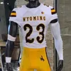 Ncaa College Wyoming Cowboy Camisa de futebol Andrew Peasley Evan Svoboda Harrison Waylee Wyatt Wieland Ayir Asante Treyton Welch Easton Gibbs Wyett Ekeler Sam Scott