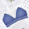 Спортивный верхний лифчик для бюстгальтеров. Фитнес -спортзал Fitness Sports Bra Top Active Cotton Sports Wear для женщин йога Wear Free Etenge Bra Tops T200601