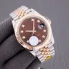 TW Klassisch elegante Uhr Durchmesser 41 mm 3235 integriertes Uhrwerk blaue Ölseide 904L Oyster-Stahlgürtel Saphirglasspiegel wasserdichte Funktion